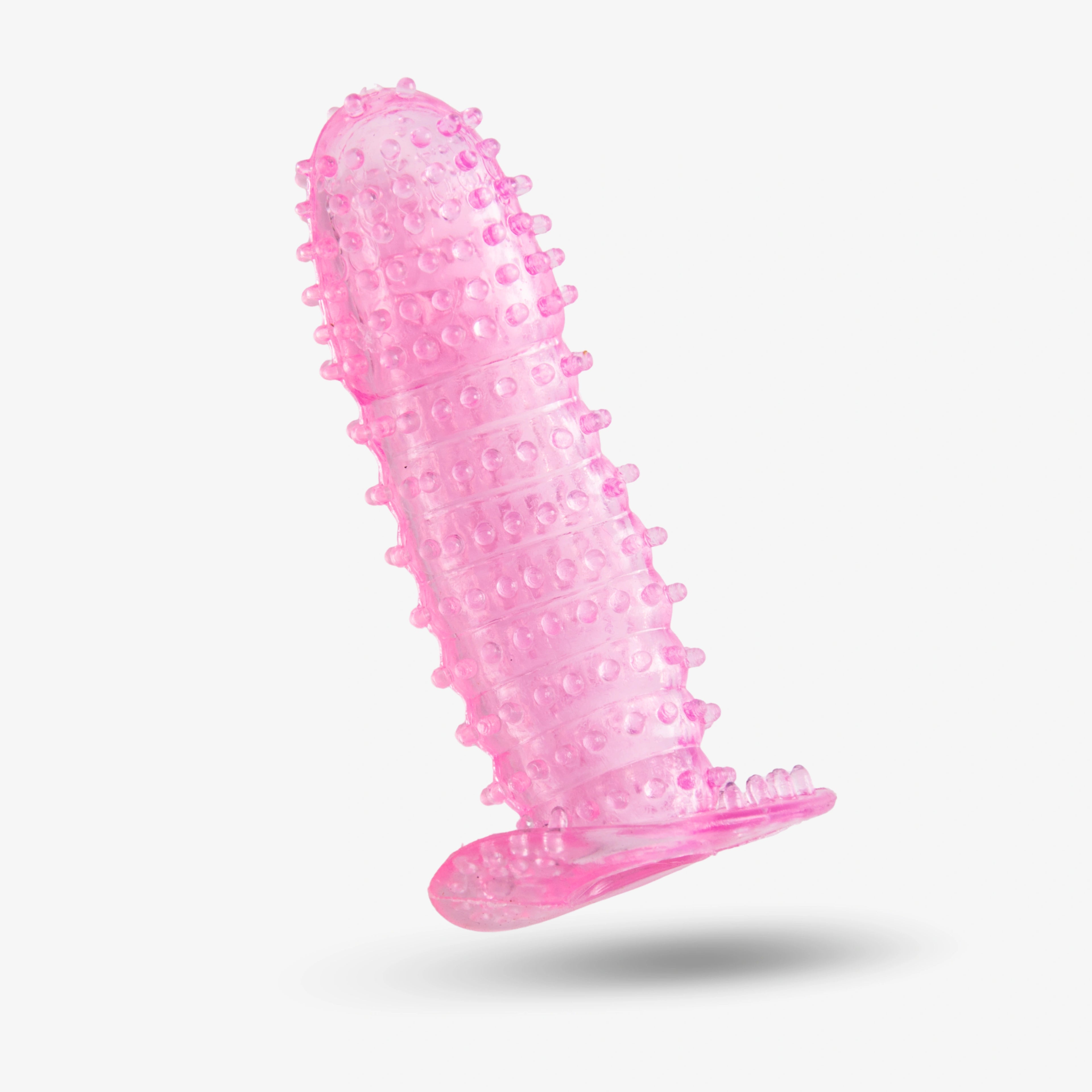 Crystal Condom with Spikes Supersoft Prolong Sex Time Sleeve  - 5 inch streched