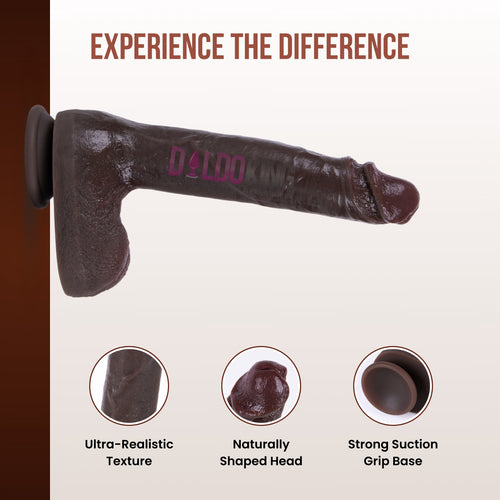 Chocolaty Dildo 10 Inch (Non-Vibrating)
