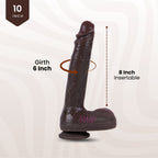 Chocolaty Dildo 10 Inch (Non-Vibrating)