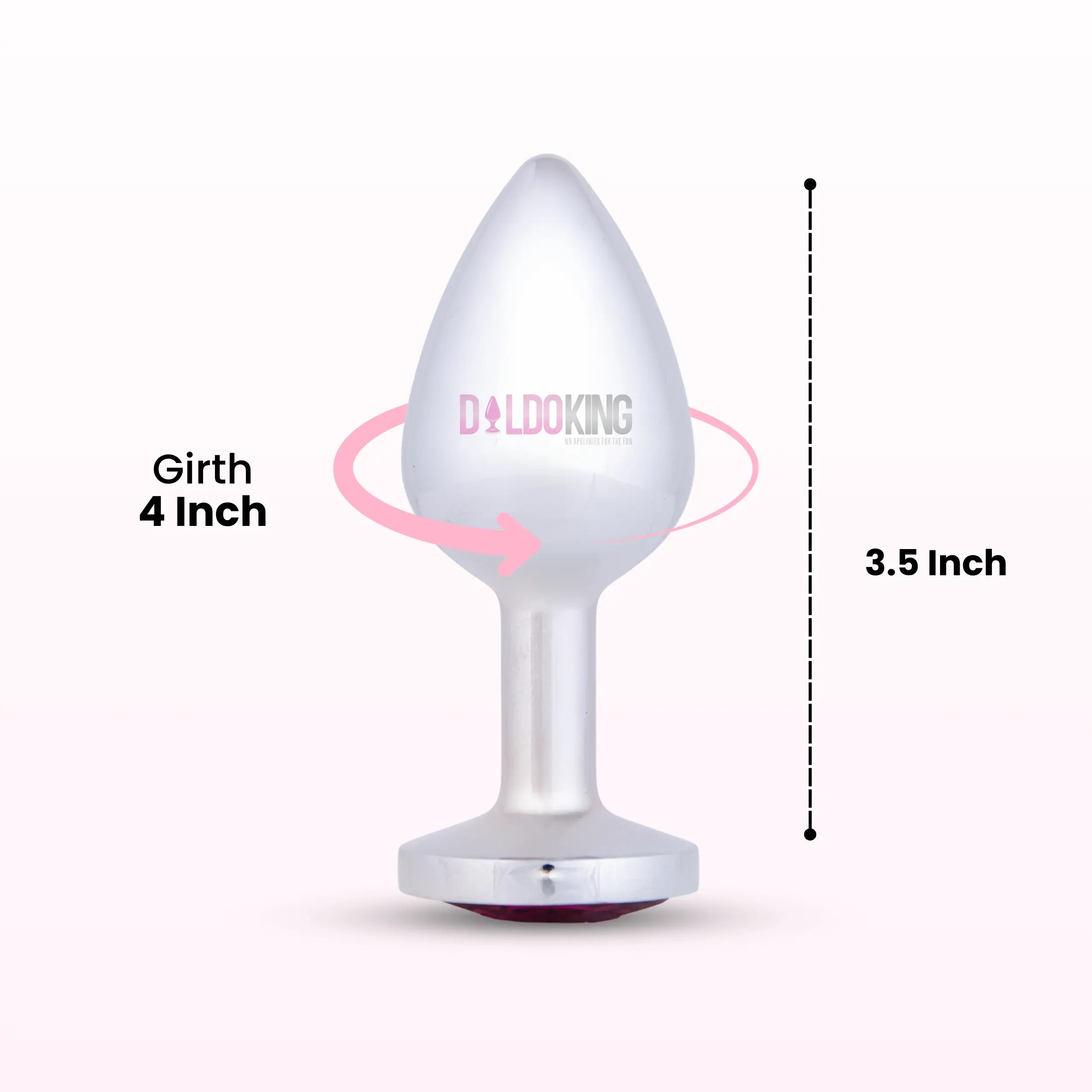 Crystal Jewel Metal Butt Plug