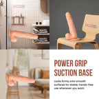 8 Inch Realistic Dildo with Textured Veins