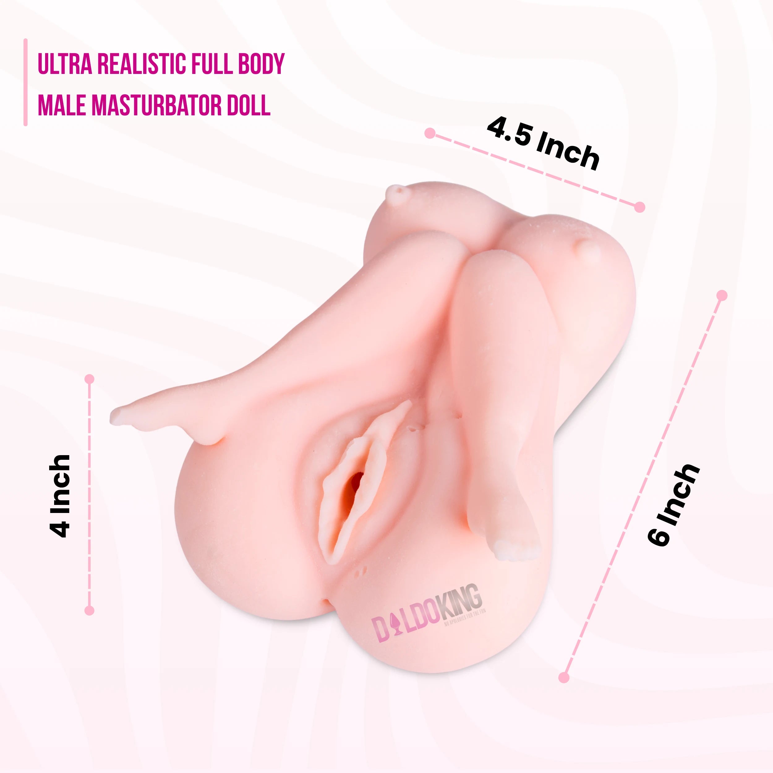 Soft 6 Inch Body Male Masturbator Doll