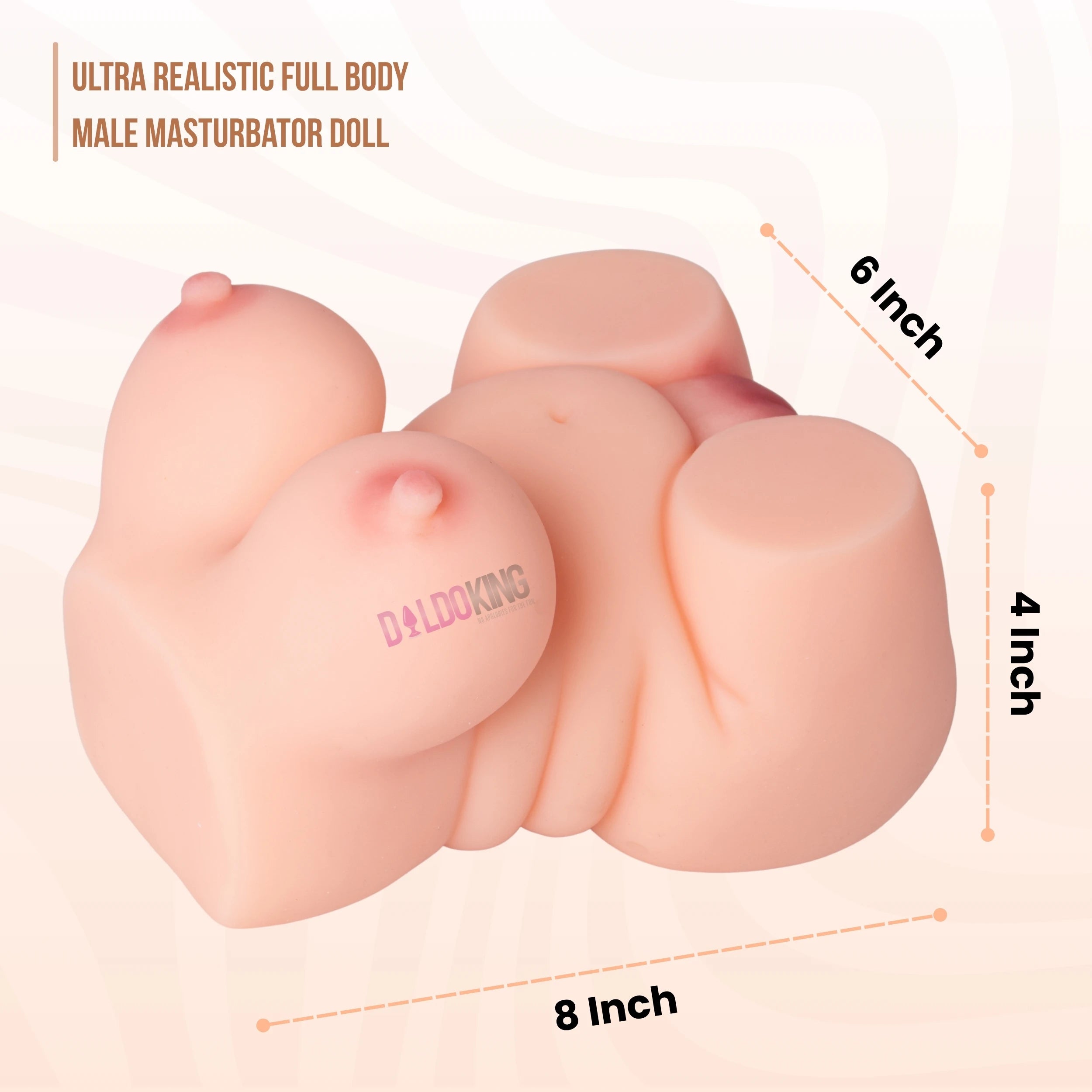 Realistic Masturbator Doll with Boobs – Soft Textured Design