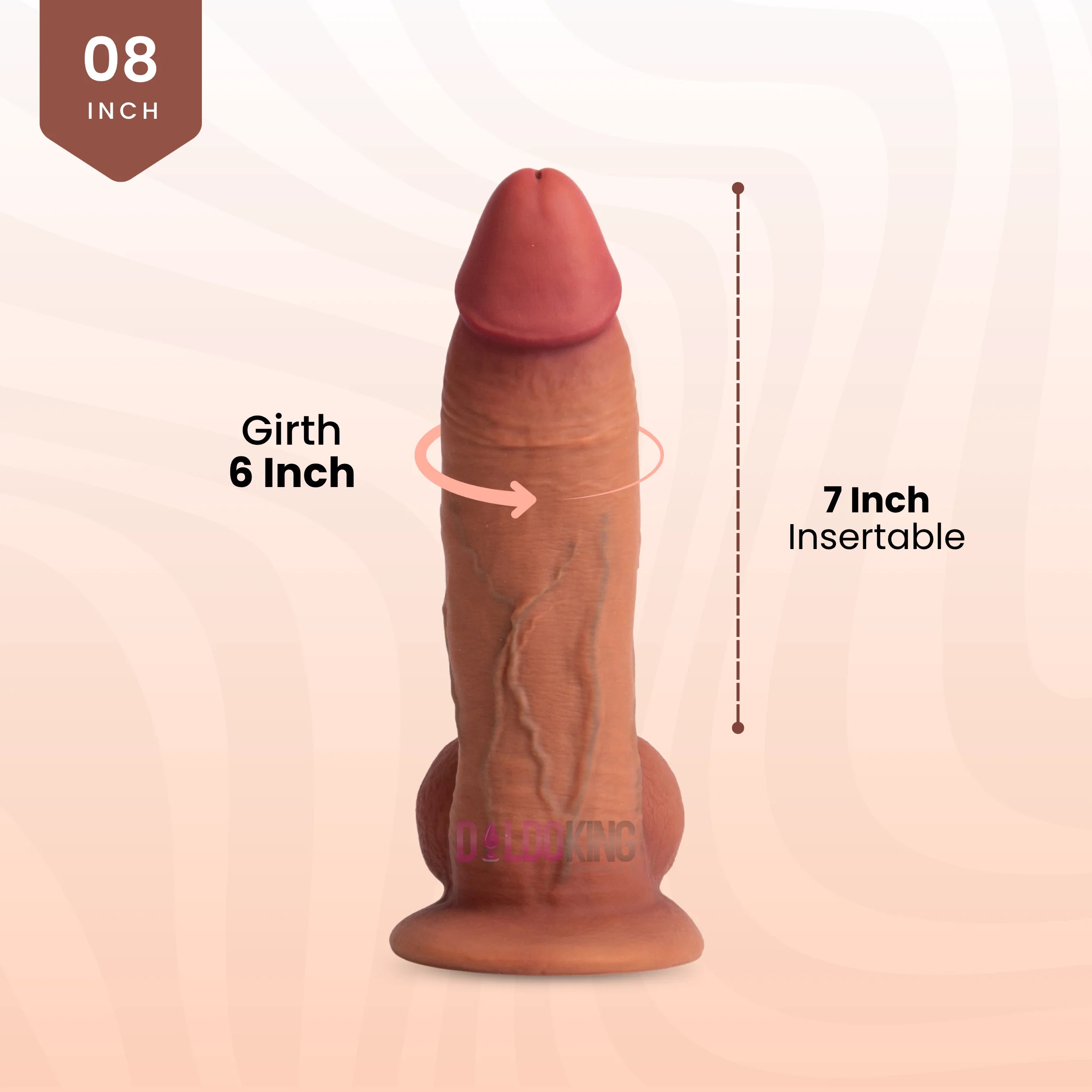 Only Fun Realistic Dildo 8 inch
