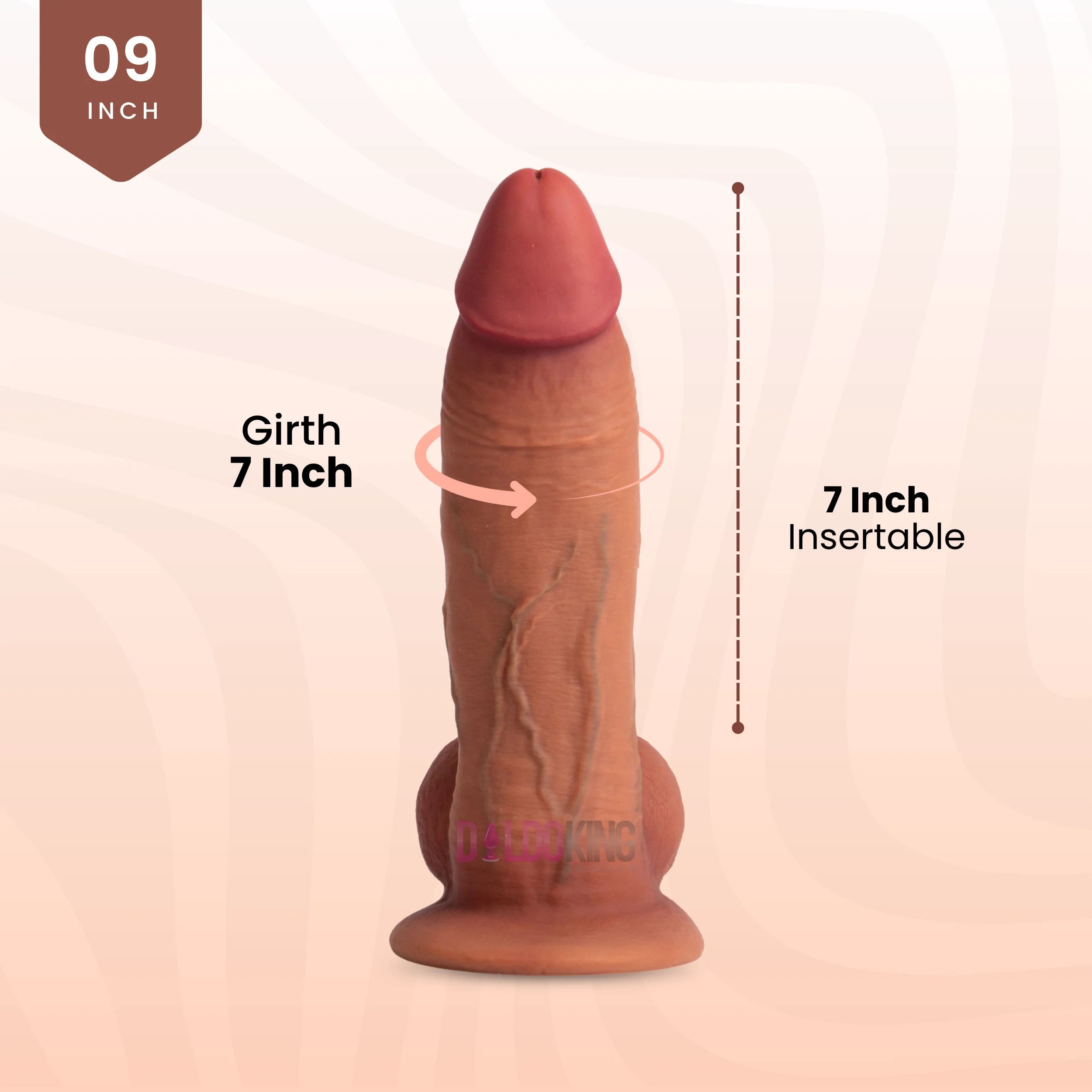 Only Fun Realistic Dildo 9 inch