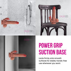 Realistic Dildo with Tongue - 8 inch