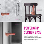 Realistic Girthy Dildo - 8 Inch